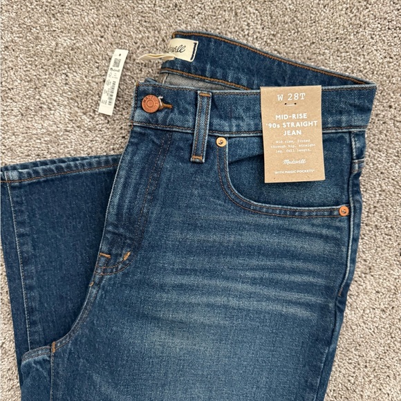 Madewell 90s Mid-rise Jean Osada wash 28T - Picture 9 of 9
